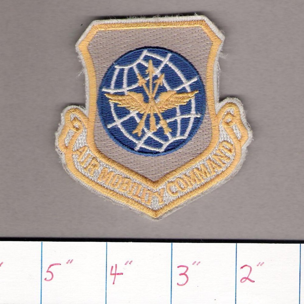 USAF Air Mobility Command Color Sew On  Patch